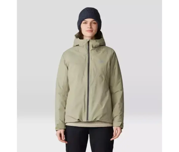 Women's Insulated Stretch Jacket by Mountain Hardwear Ozonic - Image 2