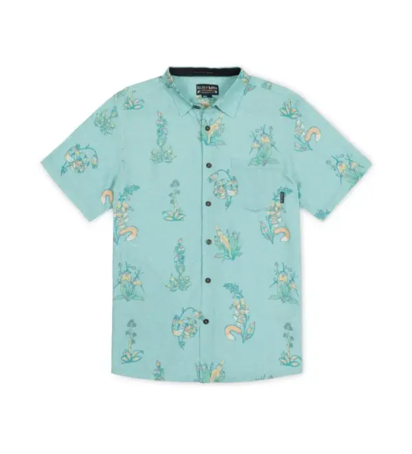 Bajallama Men's Floral Button Down Shirt - Nighthawk Pattern - Image 3