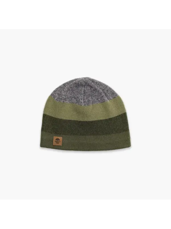 Turtle Fur Ethan Wool Beanie - Warm Ocean Ragg Knit Hat - Image 3