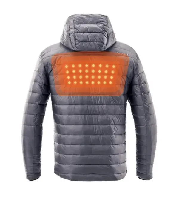 Kelvin Coats Men's Phantom Heated Jacket Gray