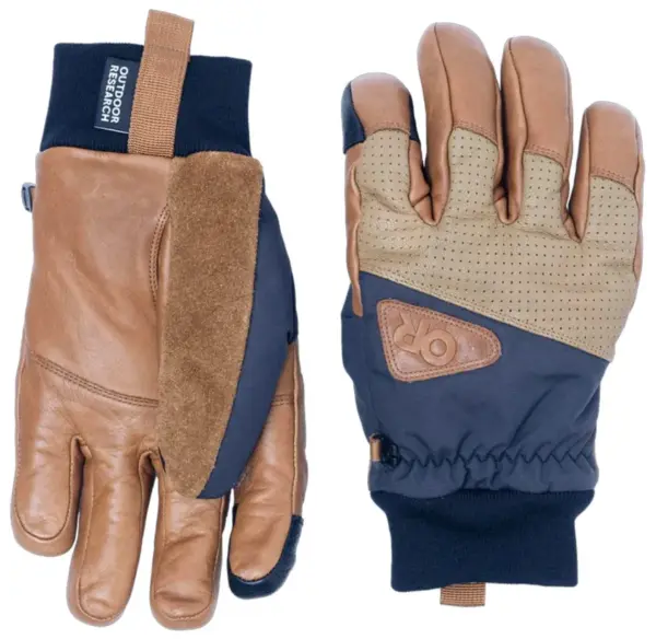Outdoor Research Snowcrew Waterproof Leather Winter Gloves