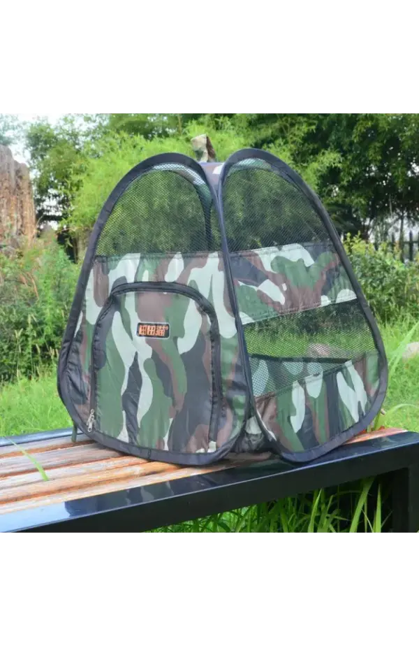 Camouflage Cat Hideaway - Cozy Pet Bed by Dog Hugs Cat - Image 3
