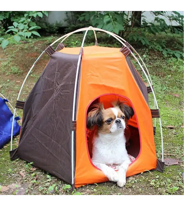 Portable Pet Tent for Indoor & Outdoor Use - Cozy Dog/Cat Shelter by Dog Hugs Cat - Image 2