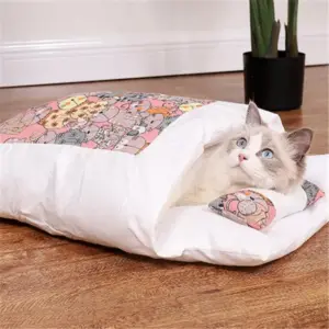 Warm Cat Cave Bed - Soft Pet Nest by Dog Hugs Cat
