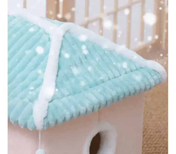 Cozy Enclosed Cat Villa - Soft Indoor Retreat by Dog Hugs Cat - Image 3