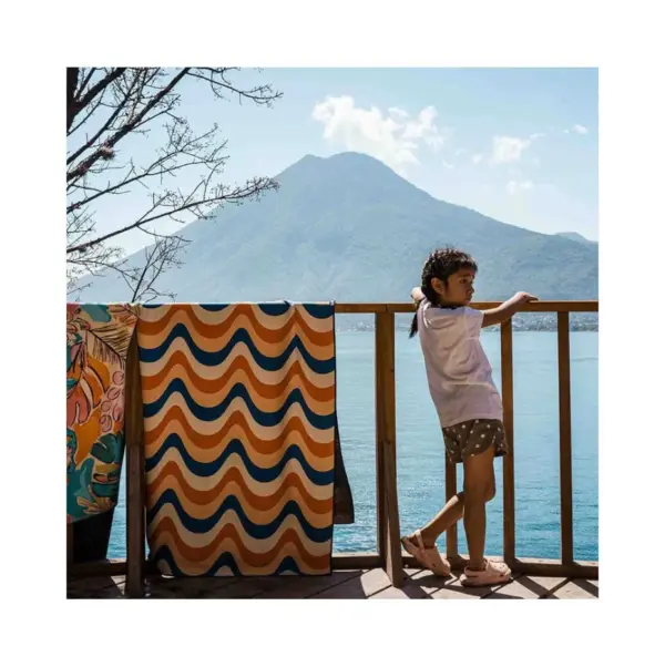 Nomadix Original Quick-Dry Travel Towel, Wave Orange - Image 2