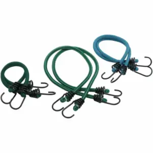 Coghlan's 6-Pack Bungee Cords Mixed Lengths Heavy Duty Elastic Straps