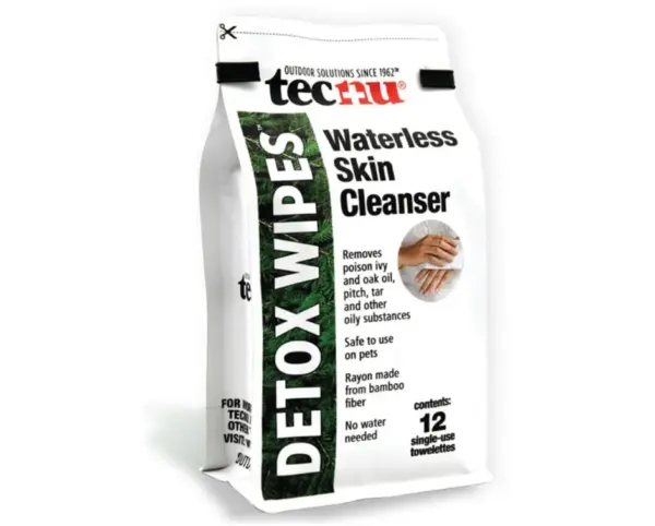 Tecnu Poison Ivy Detox Wipes 12 Count for Skin Protection - Image 2