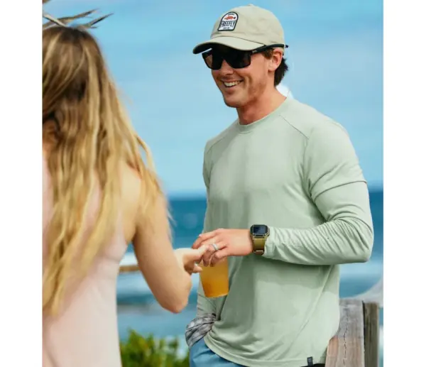 Men's Lightweight Bamboo Shirt - Free Fly Long Sleeve Tee - Image 2