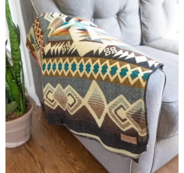 Soft Andean Alpaca Wool Blanket - Handmade Inca Throw by Alpaca Threadz - Image 2