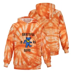 Men's Grateful Dead UPF 50 Long Sleeve Swim Shirt Loose Fit