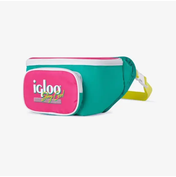 Retro Fanny Pack Cooler by Igloo - Insulated Waist Bag