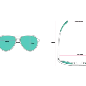 goodr OG Sunglasses in Three Parts Tee Style