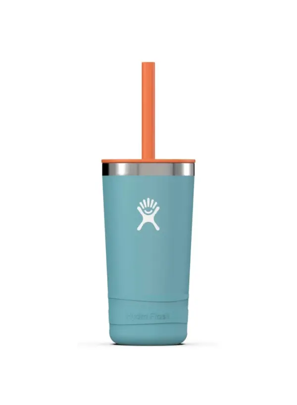 Hydro Flask Kids 12oz Wide Mouth Water Bottle with Straw Lid & Boot