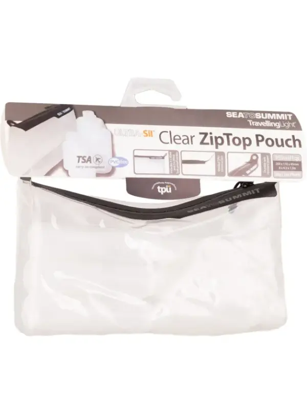 TSA Compliant Clear Toiletry Bag - 6x100ml Carry On Pouch - Image 2