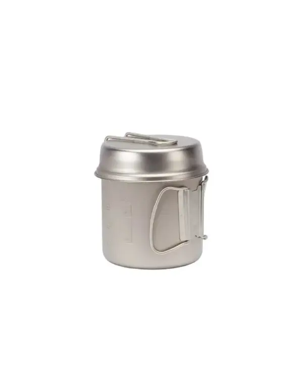 Snow Peak Titanium Trek 1400 Camping Cookset Lightweight Compact - Image 3