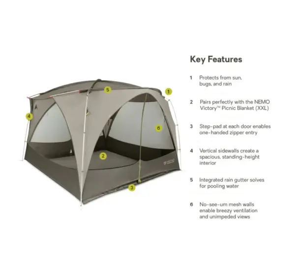NEMO Equipment Victory Screened Tent Shelters - Image 3