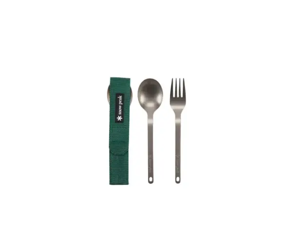Snow Peak Titanium Utensil Set for Backpacking