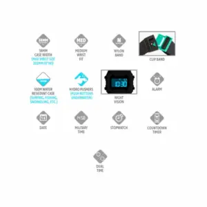 Freestyle Shark Classic Clip Watch - Grey & Blue Waterproof Design