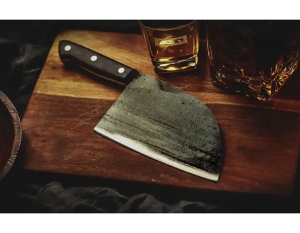 Hand-Forged Serbian Chef Knife - Professional Kitchen Knife - Image 3