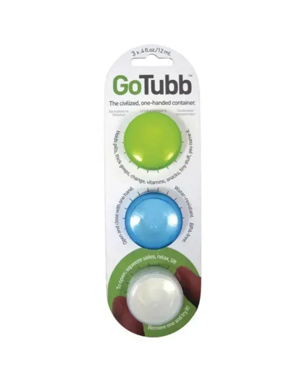 Humangear GoTubb Small Leak-Proof Travel Containers Set of Three - Image 2