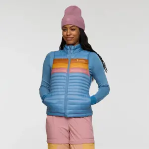 Women's Fuego Down Puffer Vest - Lightweight Packable