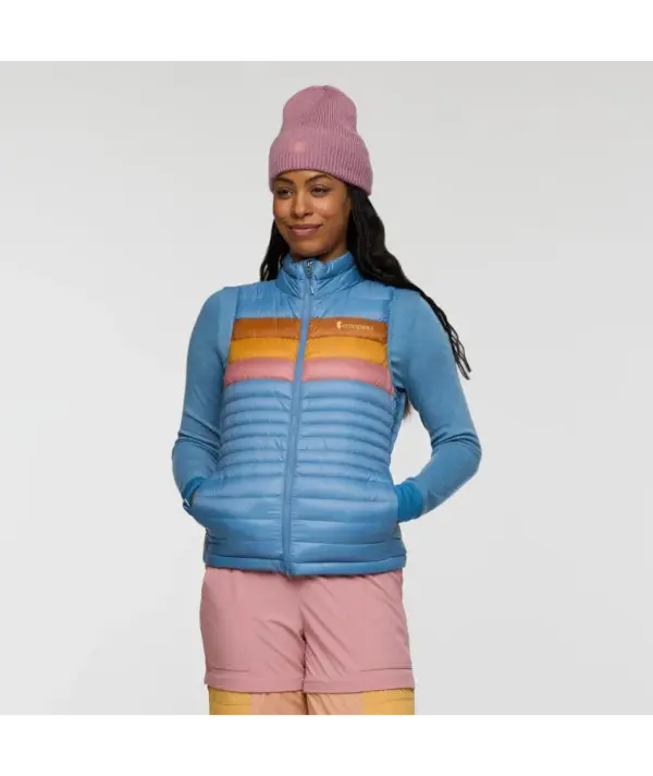 Women's Fuego Down Puffer Vest - Lightweight Packable