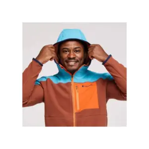 Cotopaxi Mens Full Zip Fleece Hoodie - Lightweight & Warm Abrazo Jacket