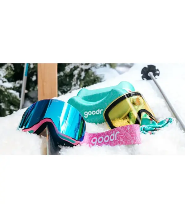goodr Snow Goggles Bunny Slope Dropout - Polarized UV Protection - Image 2