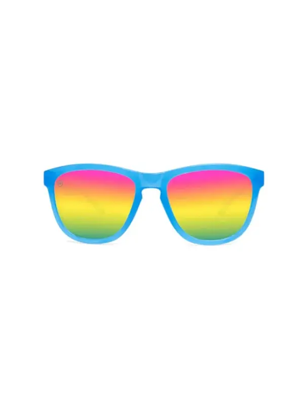 Kids Rainbow Blue Sunglasses - Premium Knockaround Shades for Boys & Girls - Image 3