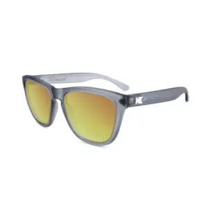 Knockaround Premiums Aviator Sunglasses - Grey Frame Red Gradient Lenses