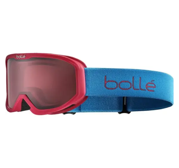 Bolle INUK Junior Snow Goggles - Red & Blue Matte Cat 2 Lens