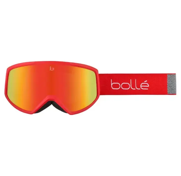 Bolle Bedrock Plus Snow Goggles - Carmine Red Lens, Cat 2 Sunrise - Image 2