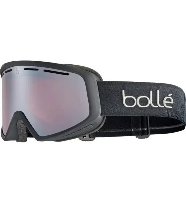 Bolle Cascade Snow Goggles - Matte Black Frame, Vermilion Gun Cat 2 Lens