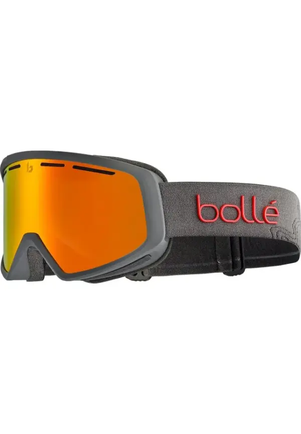 Bolle Cascade Snow Goggles - Titanium Grey Matte Lens, Cat 2 Sunrise - Image 2