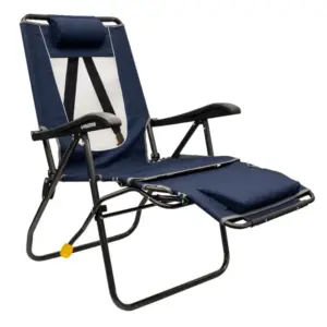 GCI Outdoor Legz Up Reclining Camp Chair with Footrest