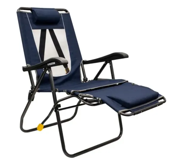 GCI Outdoor Legz Up Reclining Camp Chair with Footrest
