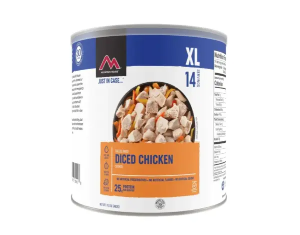 Mountain House Freeze Dried Diced Chicken #10 Can Emergency Food Supply - Image 3