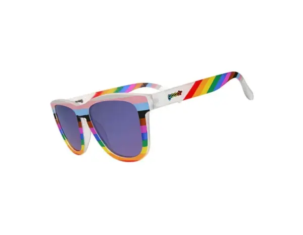 goodr OG Polarized Sunglasses - I Can See Queerly Now, Lightweight Non-Slip - Image 2