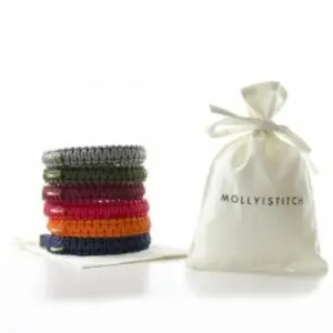 Molly And Stitch Leather Dog Collar - Lipstick Red