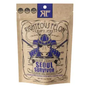 Artisan Beef Jerky - Korean BBQ Flavor by Righteous Felon