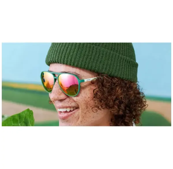 goodr Circle G Sunglasses - Blueberries Style, Polarized UV Protection