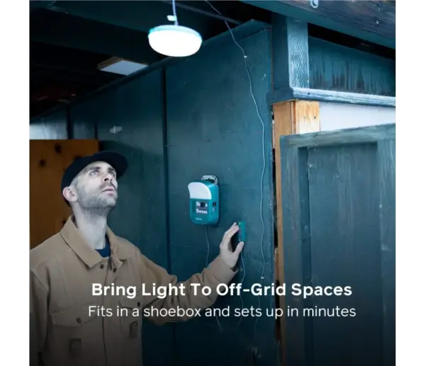 Biolite SolarHome 625 Off-Grid Solar Lighting System - Image 3
