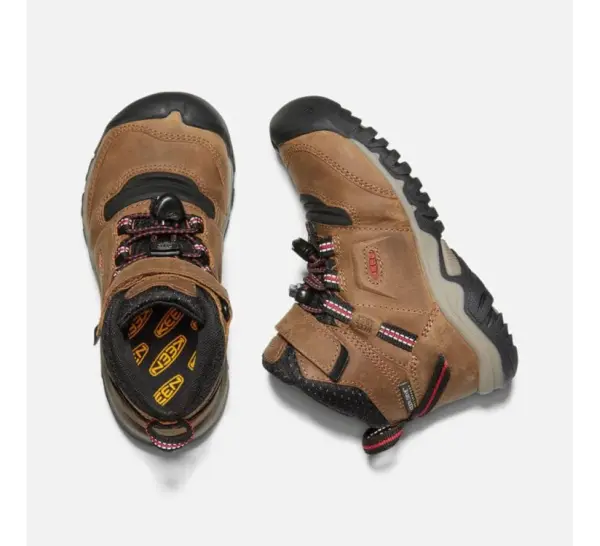 Keen Ridge Flex Mid Waterproof Hiking Boots for Kids