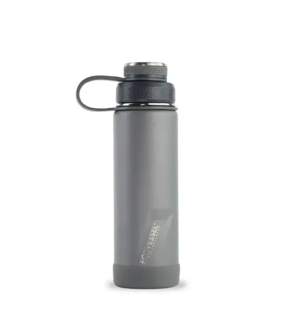 EcoVessel Wave BPA-Free Sports Water Bottle with Straw, 24oz - Image 3