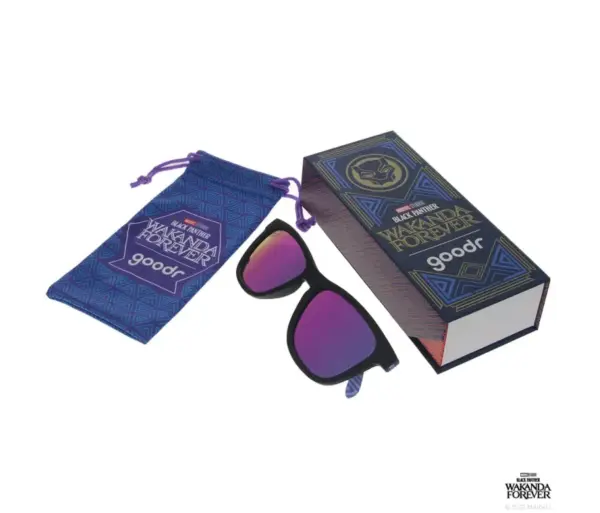 goodr OG Marvel Comics Sunglasses Vibranium Vision Style - Image 2