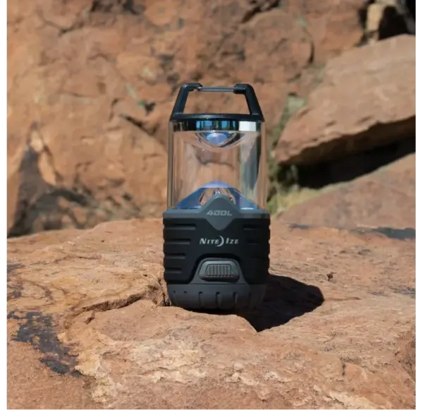 Nite Ize Radiant 400 Rechargeable LED Lantern, Bright Camping Light