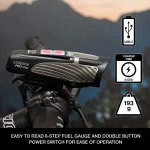NiteRider Lumina Pro 1200 Bike Light - High-Power Front Cycling Light