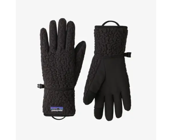 Patagonia Women's Retro Fleece Gloves Warm Winter Pile Lining - Image 2
