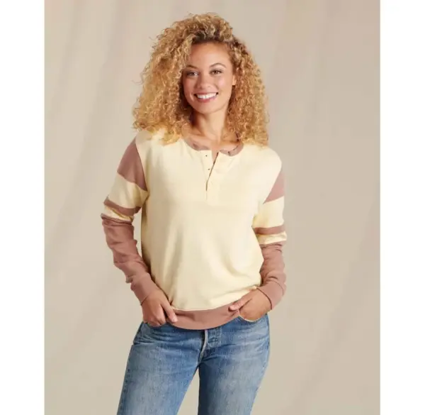 Toad&Co Women's Henley Shirt Long Sleeve Comfort Fit - Image 2